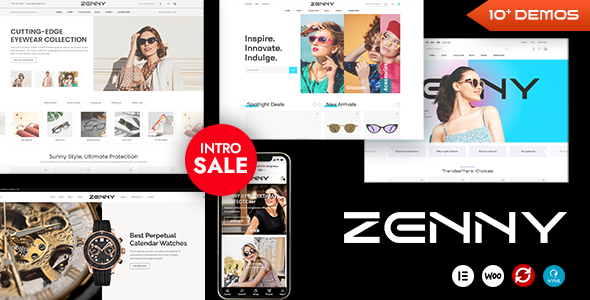 Zenny -  Jewelry, Watches & Glasses Elementor WooCommerce WordPress Theme