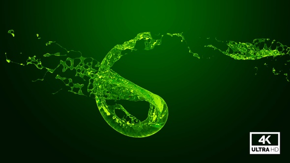 Vortex Splash Of Green Water V7 alt