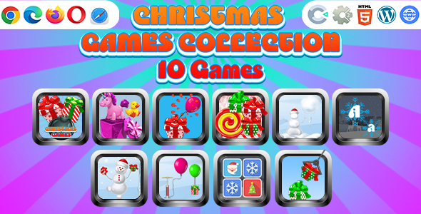 Game Collection 10 ( Construct | C3P | CAPX | HTML5 ) 10 Games of Christmas