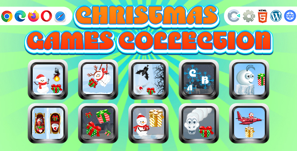 Game Collection 12 ( Construct | C3P | CAPX | HTML5 ) 10 Games for Christmas