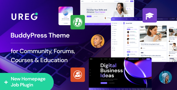 Ureg – BuddyPress & Community WordPress Theme