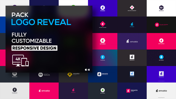 Flat Logo Reveal Pack | After Effects