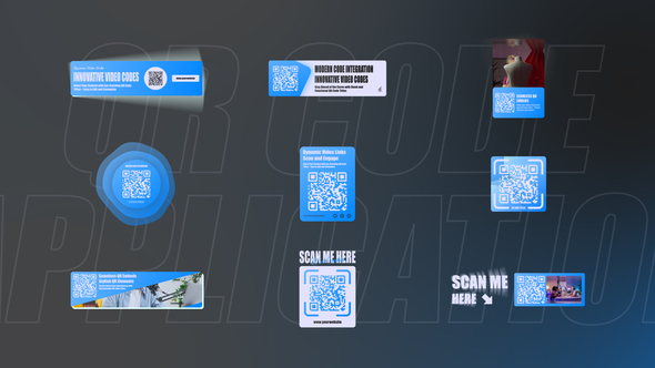 Scannable QR Code Titles