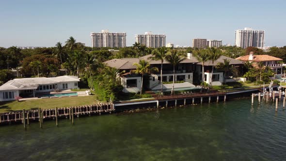 Drone Video Miami Shores Luxury Homes