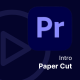 Intro - Paper Cut Premiere Pro Templates - VideoHive Item for Sale