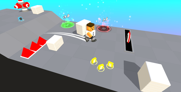 Unity Game Template - Stair Climber