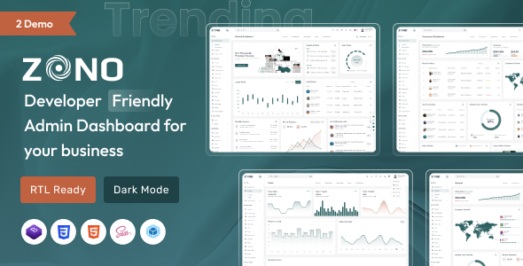 Zono - Bootstrap Admin Dashboard Html Template