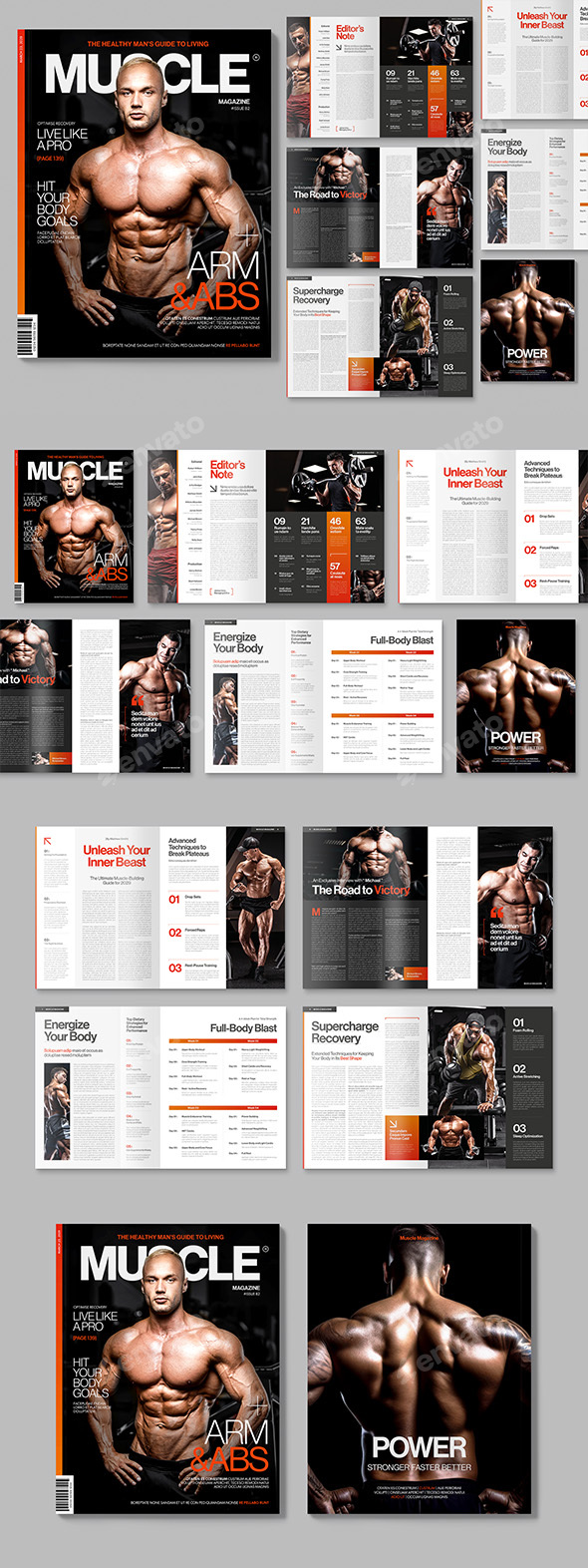 Sport Magazine Template