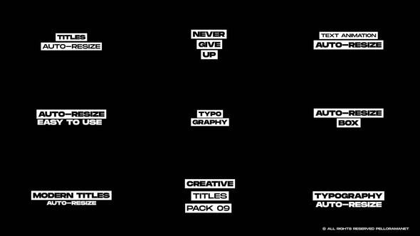 Auto-Resize Titles 1.0 | After Effects