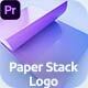 Paper Stack Logo Reveal - VideoHive Item for Sale
