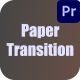 Paper Transitions MOGRT - VideoHive Item for Sale