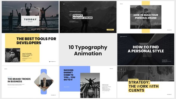 10 Typography Animation