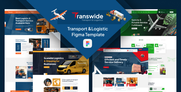 Transwide – Transport & Logistics Figma Template – 0 Sold!