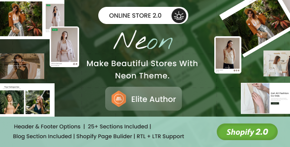 Neon - Multipurpose Shopify theme 2.0