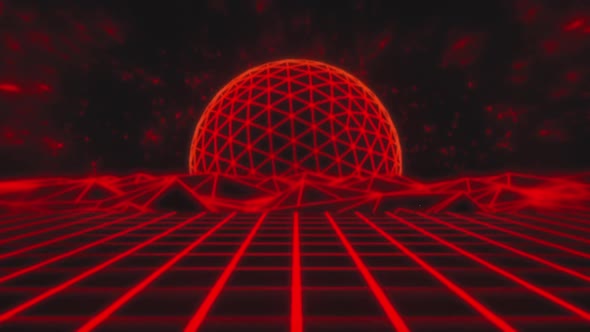 Outrun Arcade 80s Background Loop alt