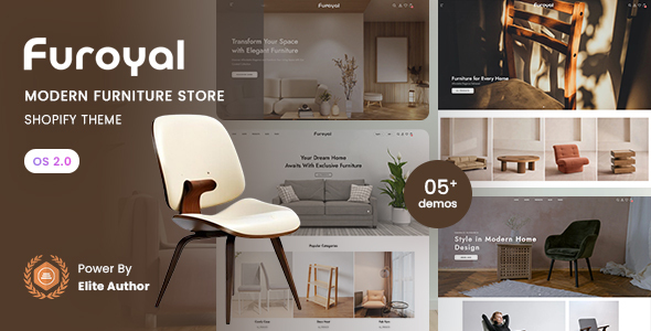 Furoyal – Modern Furniture Store Shopify 2.0 Theme – 0 Sold!