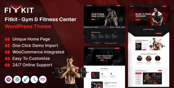 Fitkit – Gym and Fitness Center WordPress Theme – 0 Sold!