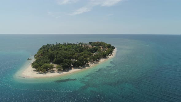 Tropical Island Putipot with Beach