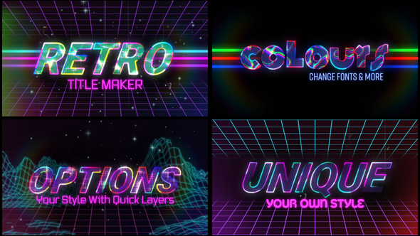 Retro Title Maker