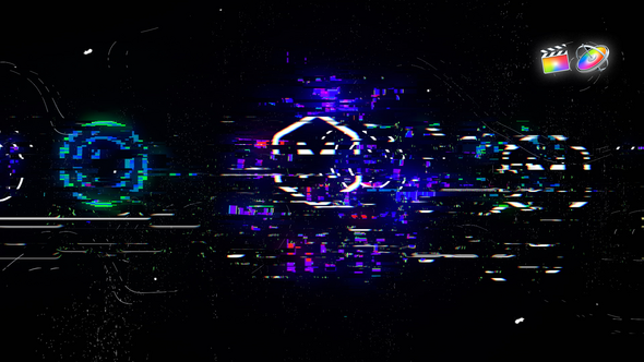 Digital Glitch Logo