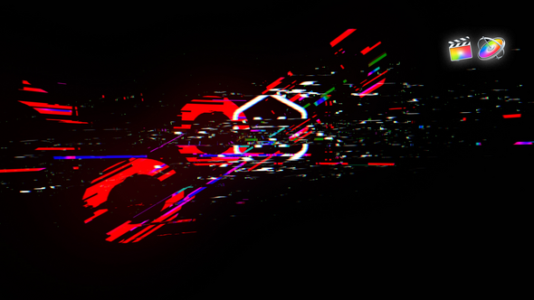 Neon Glitch Logo alt