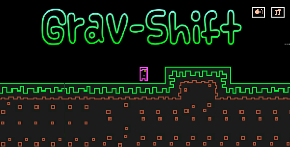 Grav shift | Platformer Game | Html5 & Mobile