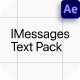 iMessages Text Pack - VideoHive Item for Sale