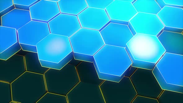 Hexagon Loop Background