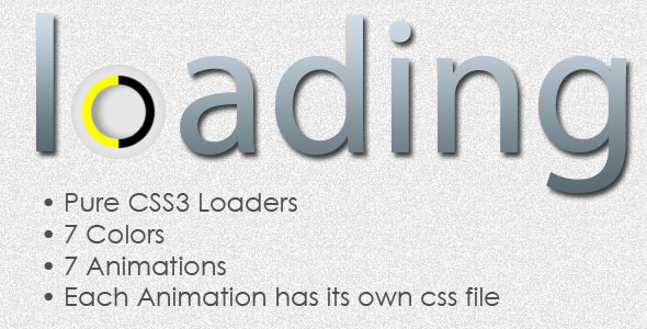 Simple CSS3 Animated Loaders