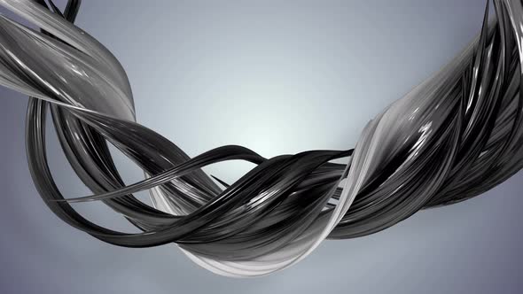 Black and White Ribbons