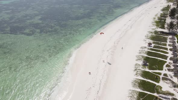 Ocean Near the Coast of Zanzibar Tanzania