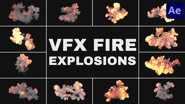 VFX Fire Explosions for After Effects alt
