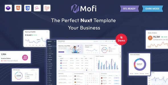 Mofi – Laravel Admin Template – 0 Sold!