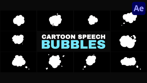 Cartoon Speech Bubbles | After Effects