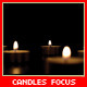 Candles Changing Focus - VideoHive Item for Sale
