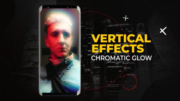 Vertical Chromatic Glow Effects | After Effects