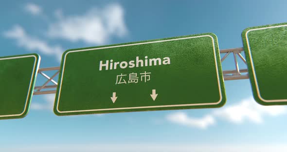 Hiroshima Sign - 4K