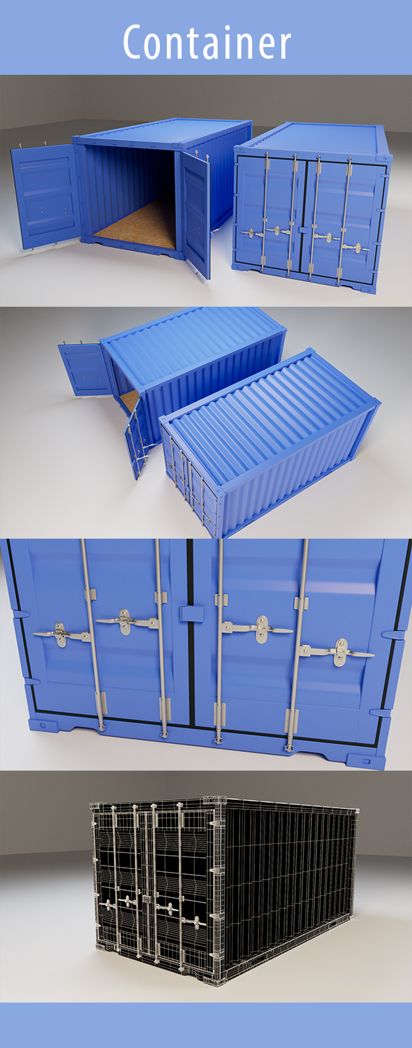 Container 3d Model