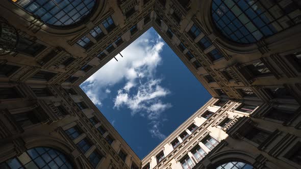 Clouds Float Over the Yardwell