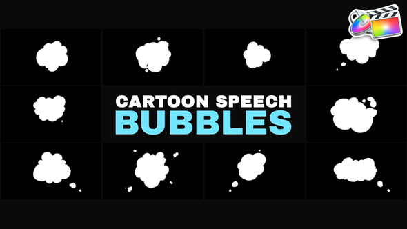 Cartoon Speech Bubbles | FCPX alt