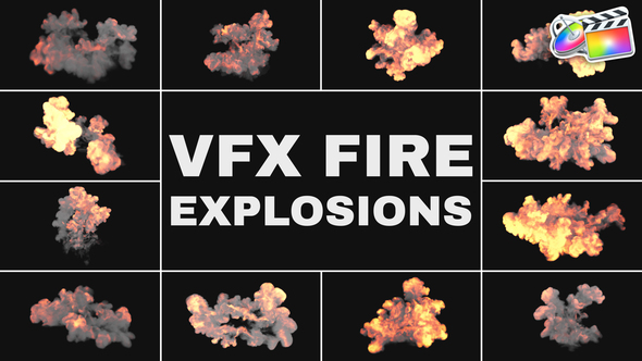 VFX Fire Explosions for FCPX alt