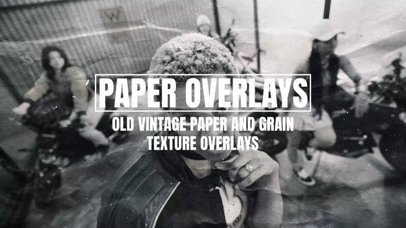 Old Vintage Paper And Texture Overlays