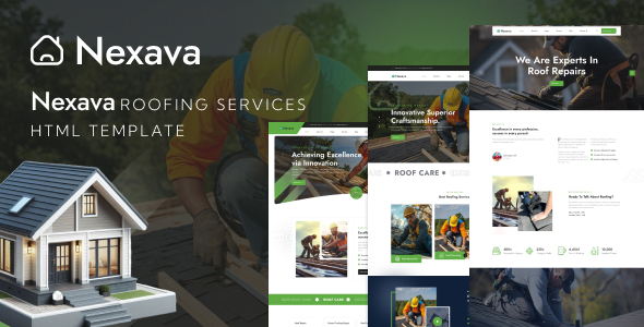 Nexava - Roofing Services HTML Template