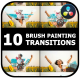 Brush Painting Transitions | DaVinci Resolve - VideoHive Item for Sale