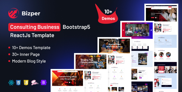 Bizper – Consulting Business React Template – 0 Sold!