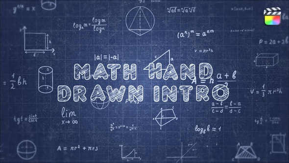 Math Hand Draw Intro - FCPX alt