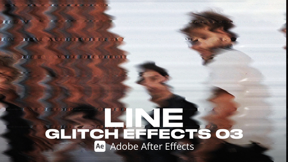 Line Glitch Effect 03 Ae alt