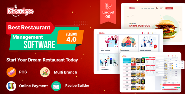 Khadyo – Restaurant Management Software and Restaurant POS with Online Food Ordering Website