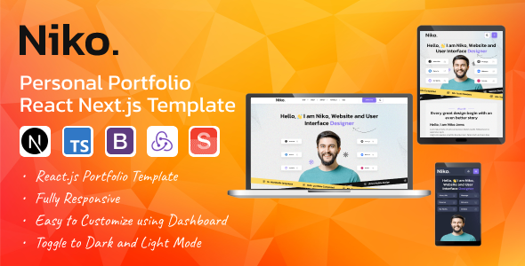 Niko - Personal Portfolio React Next.js Template