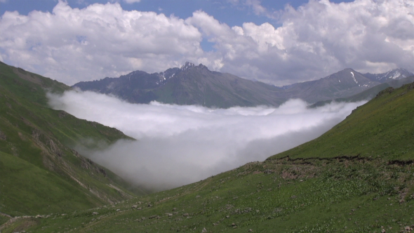 Mountain Clouds Time Lapse